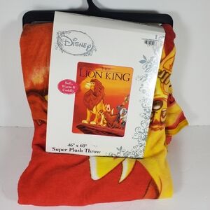 Disney The Lion King Wild Kingdom Super Plush Throw Blanket 46" x 60" NWT
